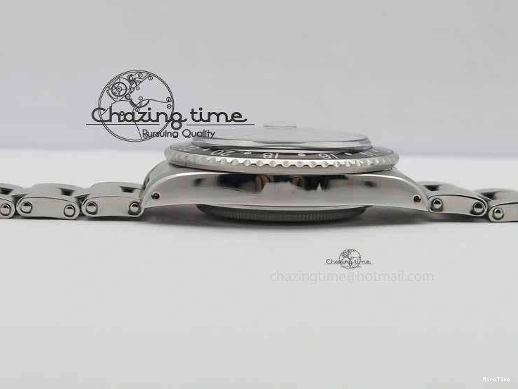 MiroTime 0115 RelaxedFit GMT-Master Vintage 1675 SS BP Best Edition Black Bezel White Markers A 3750